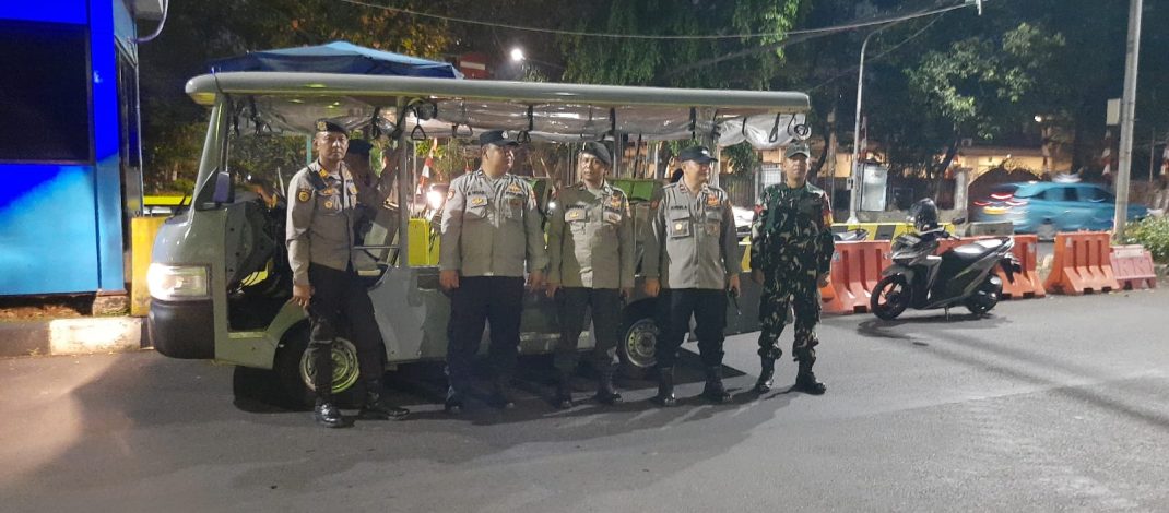 Patroli Cipkon Menteng Amankan Jalan Teuku Umar di Malam Libur