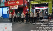 Jaga Kamtibmas, Polisi Lakukan Patroli Mobile di Wilayah Johar Baru