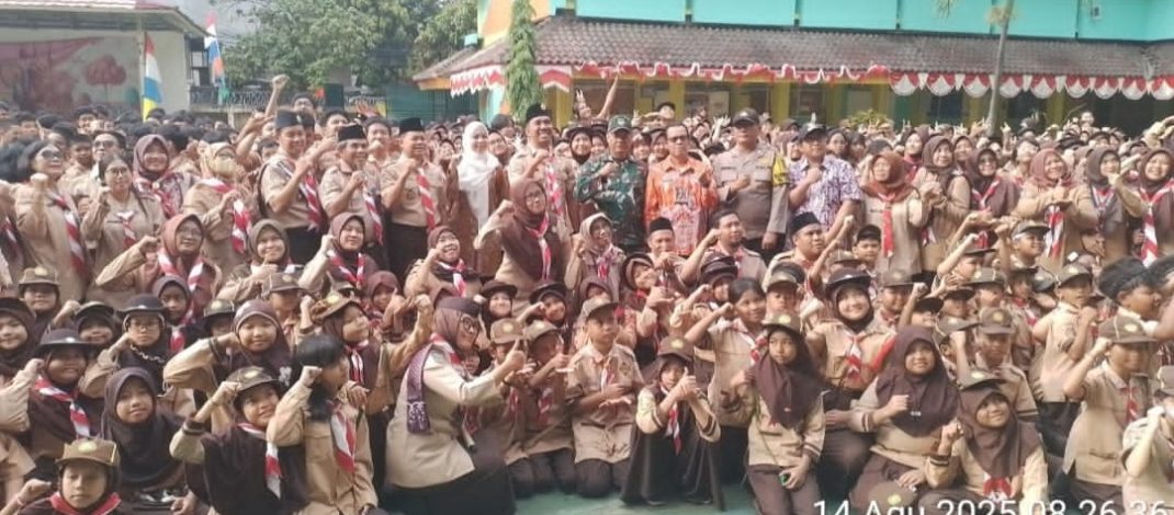 Tiga Pilar Johar Baru Hadiri Upacara HUT Pramuka ke-64 di SMPN 2 Jakarta