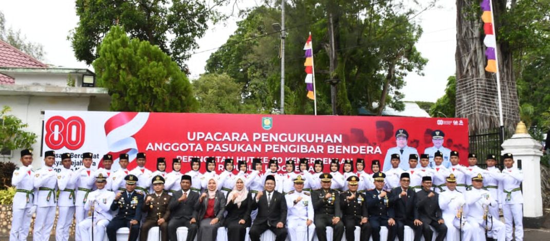 Komandan Lanal Sabang Hadiri Pengukuhan Paskibraka Kota Sabang
