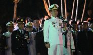 Danlanal Sabang Irup Upacara Penetapan Waktu (Taptu) Menyambut HUT Ke-80 RI