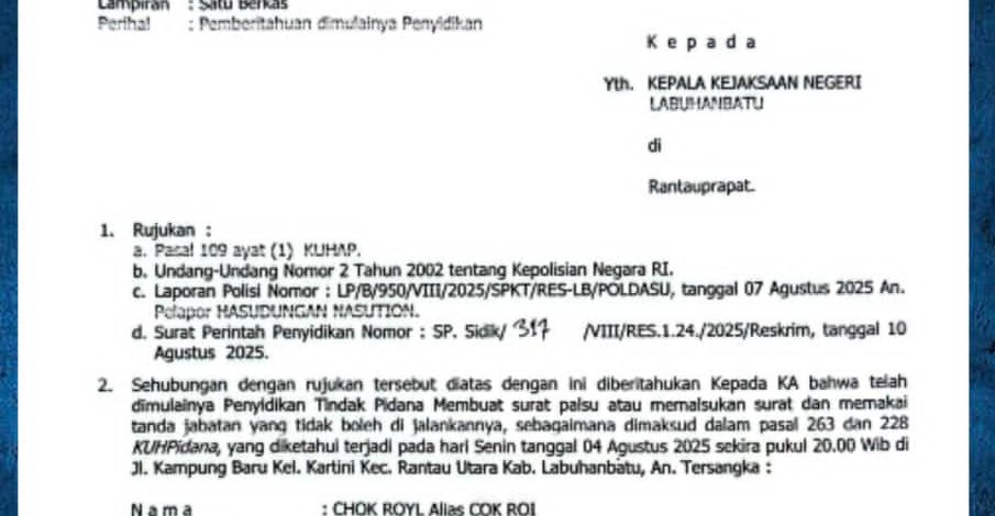 Sindikat Penipuan Berkedok Pejabat TNI AL Terungkap di Labuhan Batu