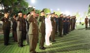 Komandan Pangkalan TNI AL Dumai Bersama Forkopimda Provinsi Riau Ikuti Apel Kehormatan dan Renungan Suci di Taman Makam Pahlawan Kusuma Dharma Pekanbaru