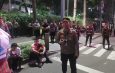 Wakapolsek Metro Menteng Pantau Pengamanan HUT RI ke-80 di Bundaran HI