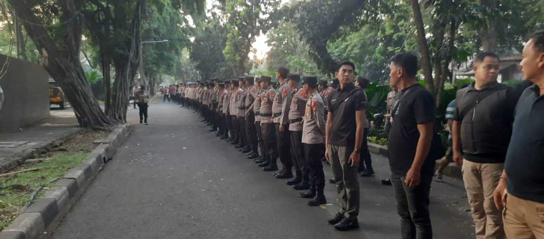 Apel Pengamanan HUT RI ke-80, Polsek Metro Menteng Kerahkan 259 Personel Gabungan