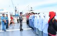 Kodaeral I Tanamkan Wawasan Kemaritiman Kepada Generasi Muda Pelajar Dalam Kunjungan Edukatif di Mako Kodaeral I dan KRI Bung Tomo-357